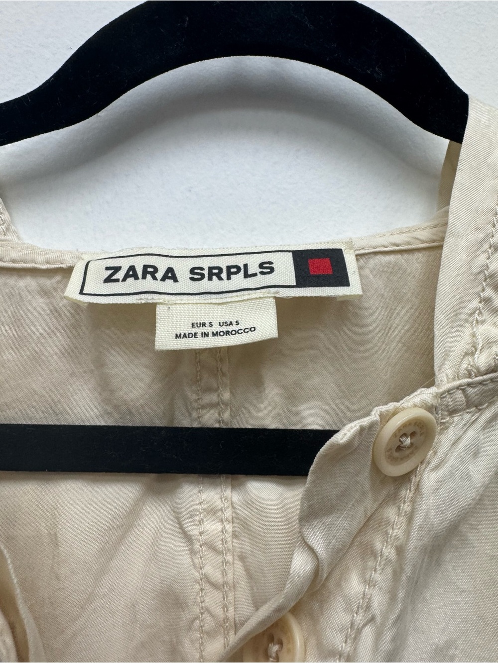 Zara Surplus Hooded Poncho Top - Picture 3 of 5